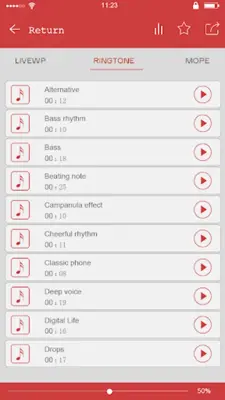 3D Ringtones android App screenshot 1