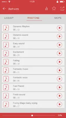 3D Ringtones android App screenshot 3