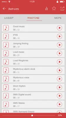 3D Ringtones android App screenshot 5